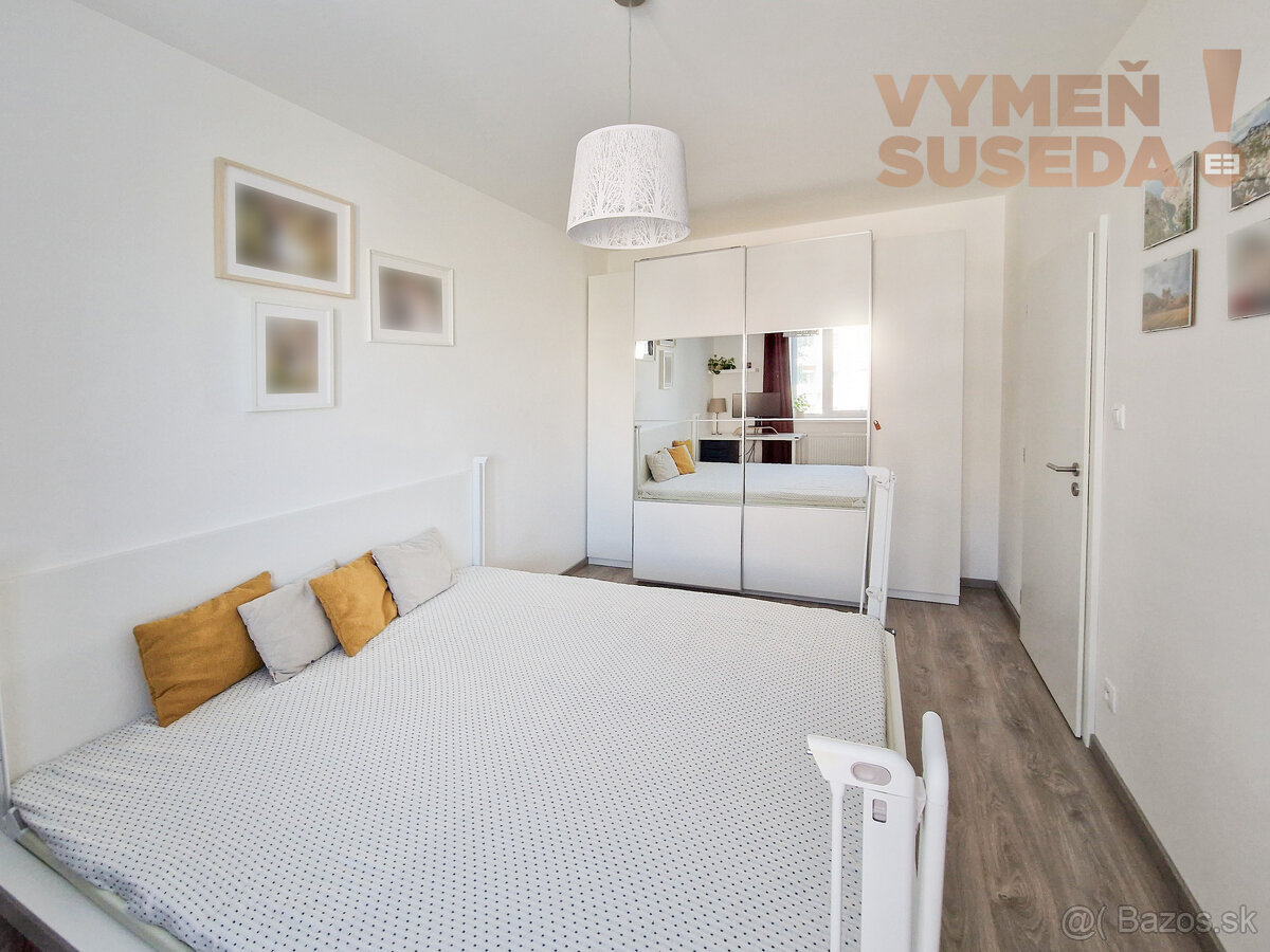 VYMEŇ SUSEDA - Výnimočný 2 IZB. BYT s balkónom, zariadená N - 10