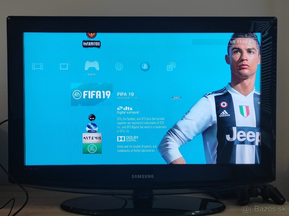 PS3 SuperSlim (PlayStation 3), 12GB - rozšírený na 64GB SSD - 10