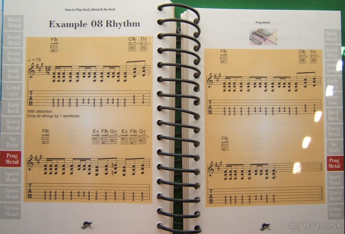 príručka hry na elektrickú gitaru - ladička na el. gitaru - 10