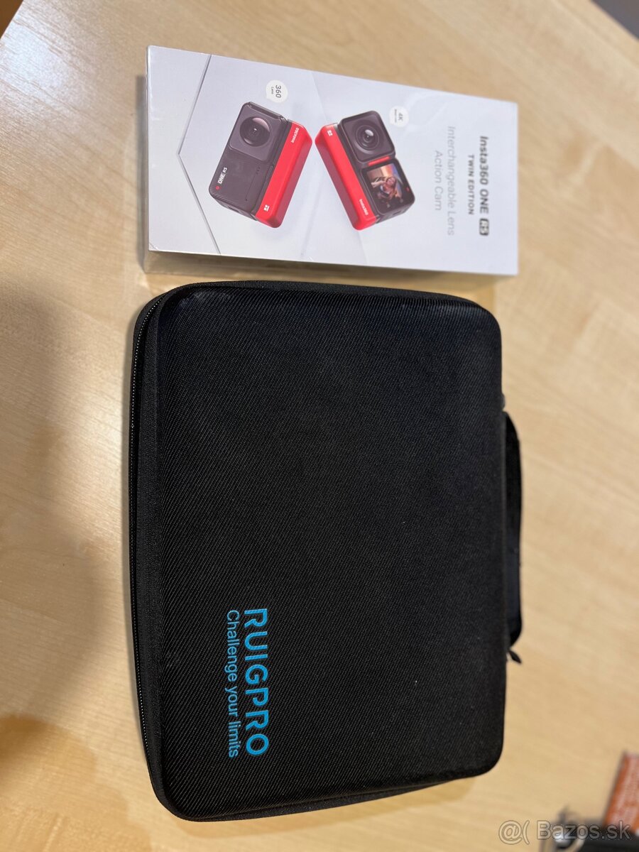 Insta360 ONE RS (Twin Edition) + kufrik , doplnky - 10