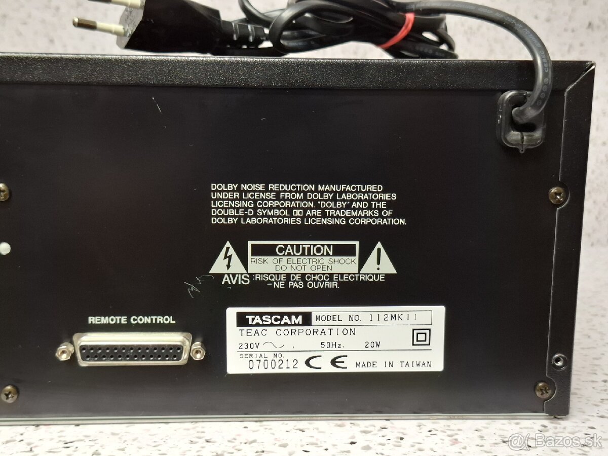 Cassette Tape Deck 》Tascam 112 mk2 》 Japan - 10