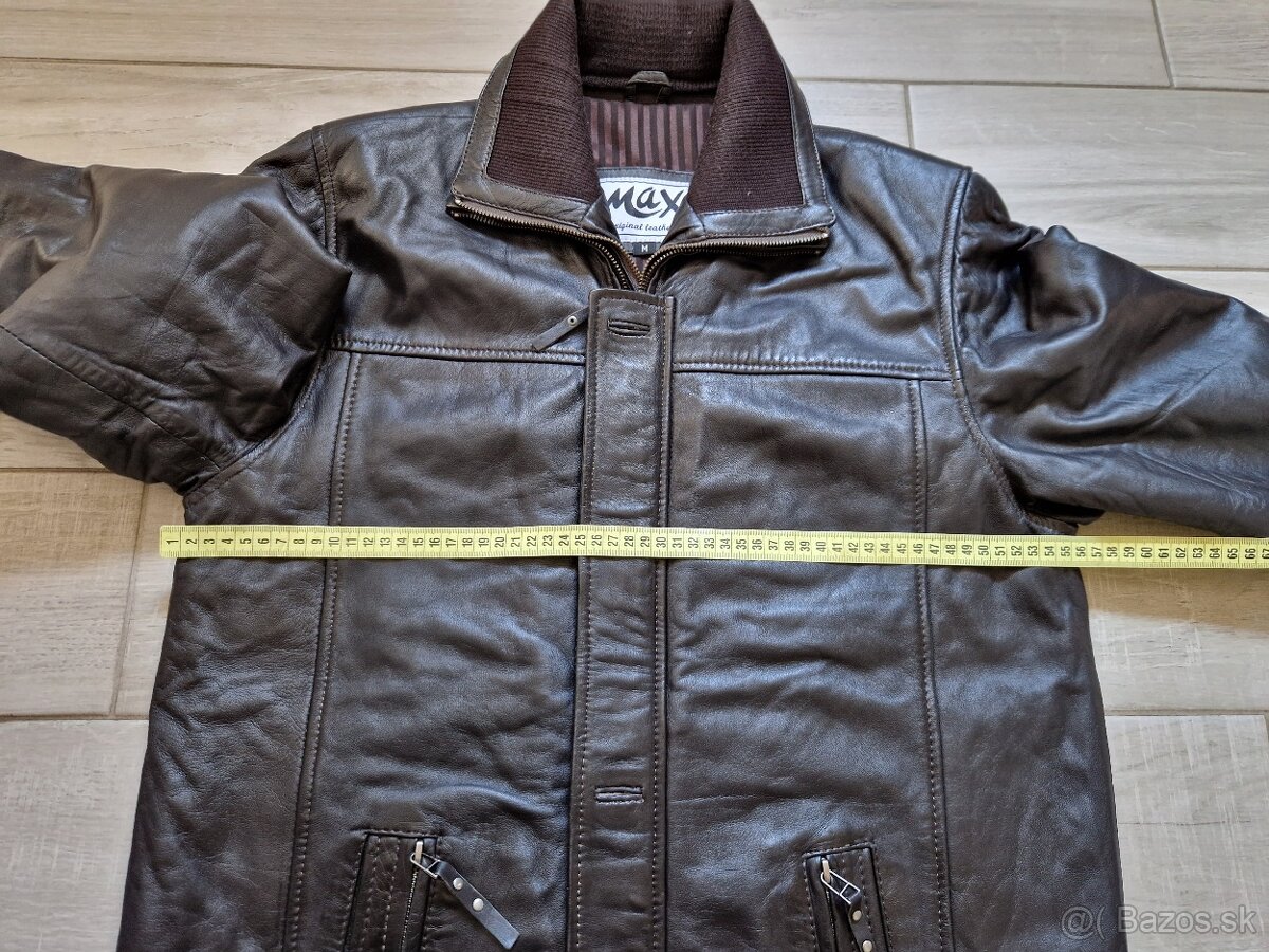 Pánská kožená bunda Max velikost M pravá kůže - 10