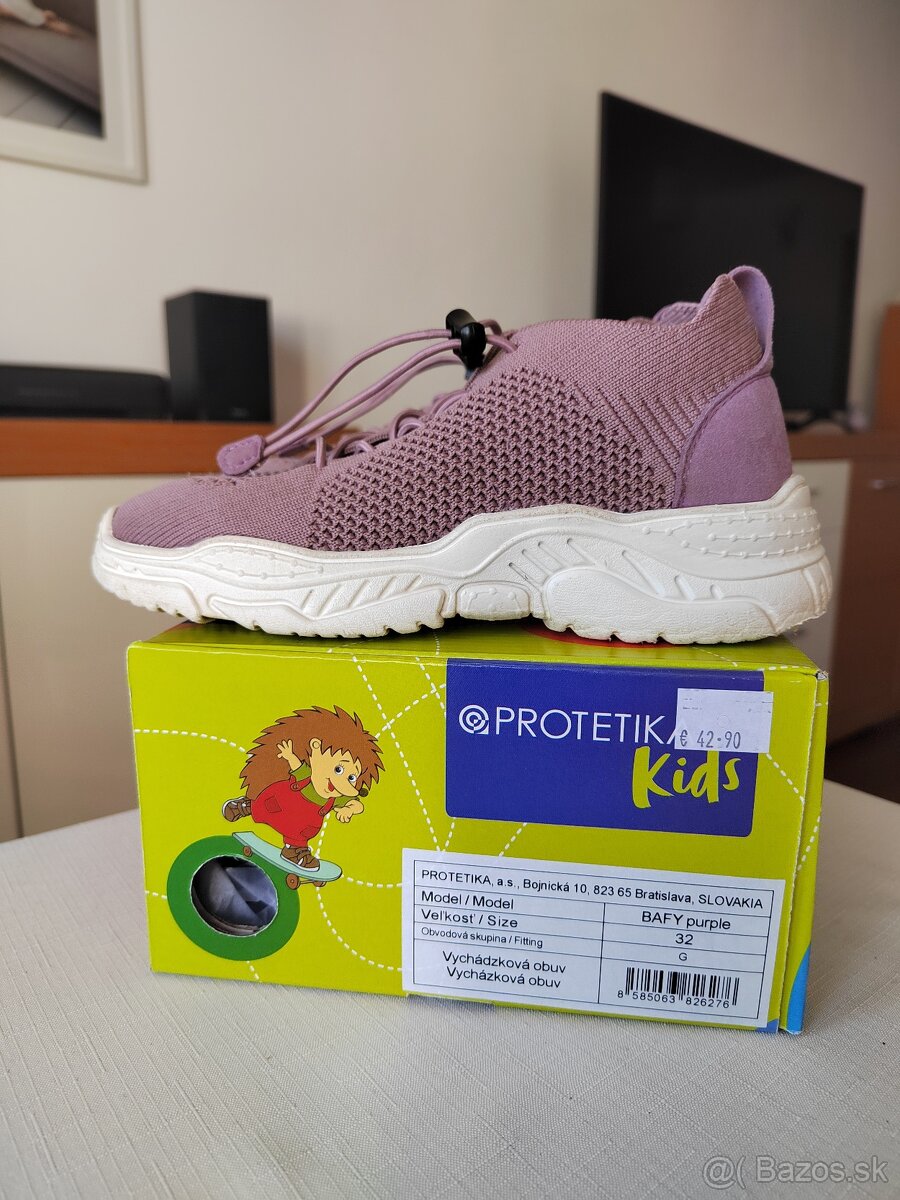 Barefoot tenisky Protetika - BAFY PURPLE v.32 - 10