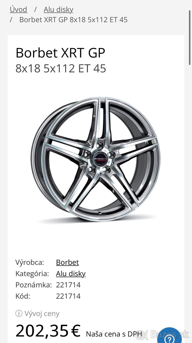 sada elektrony Borbet 18" - 10