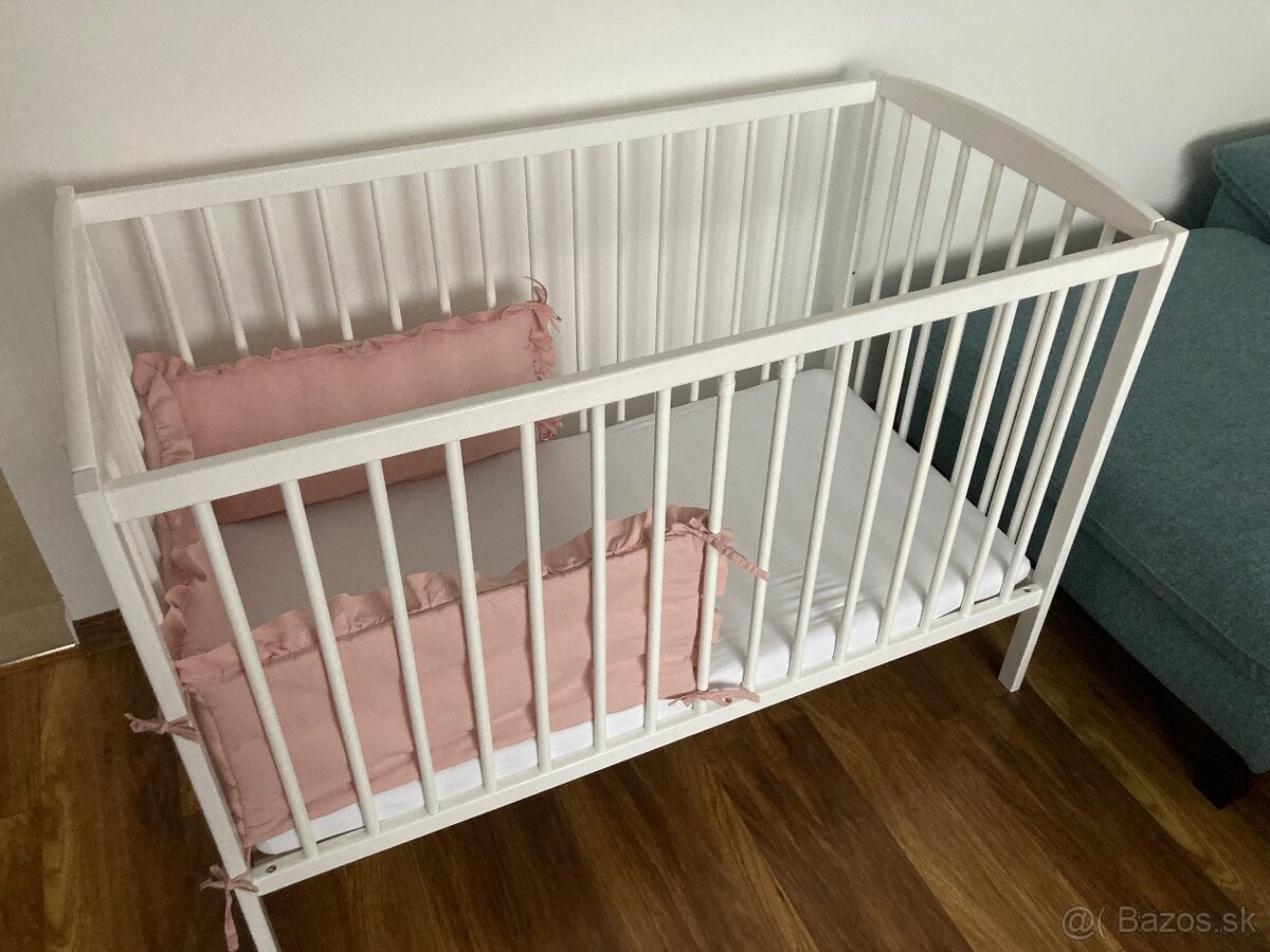 Detská drevená postieľka Drewex - 10