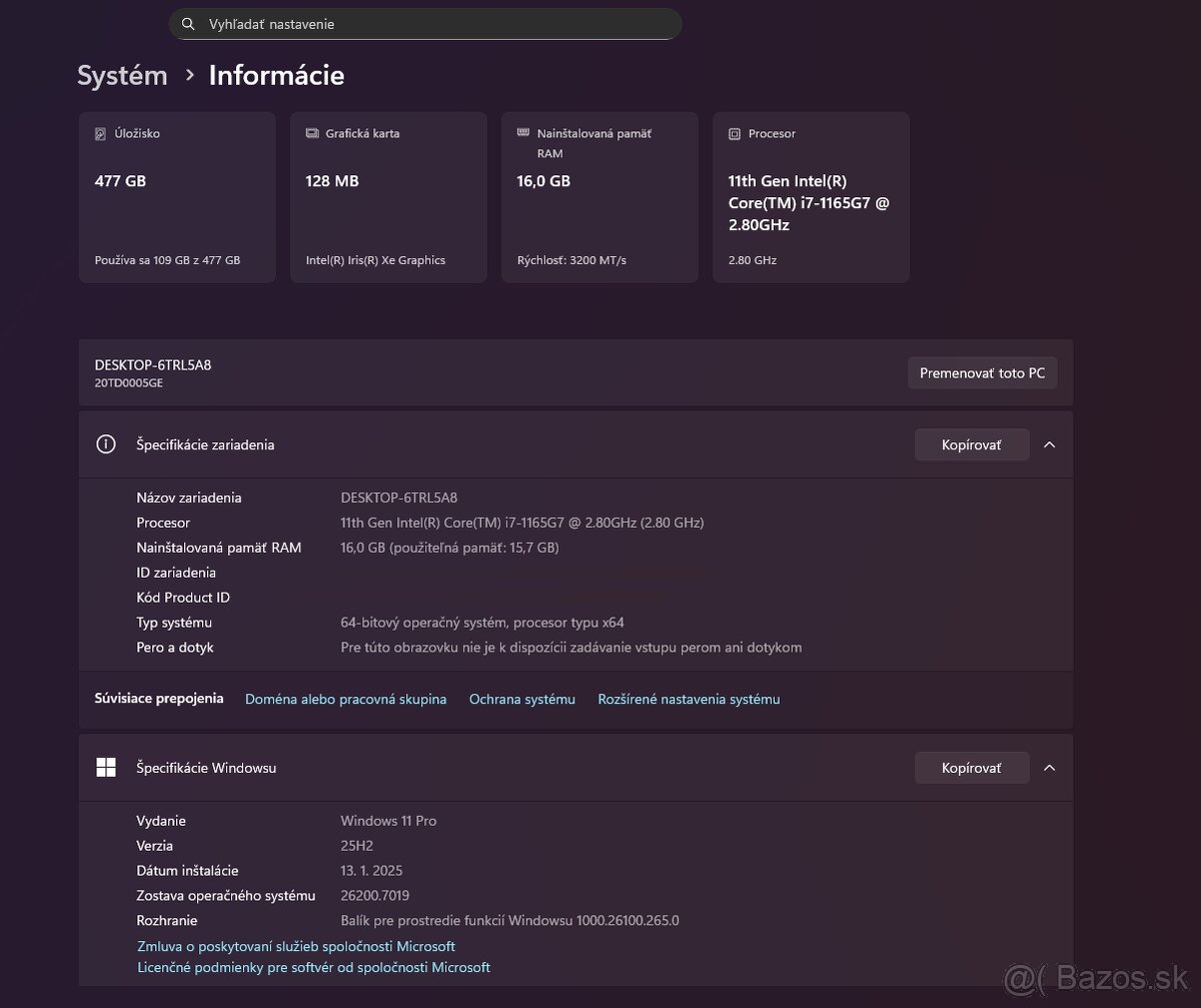 Lenovo ThinkPad E15 Gen 2 – i7 / 16 GB RAM - 10