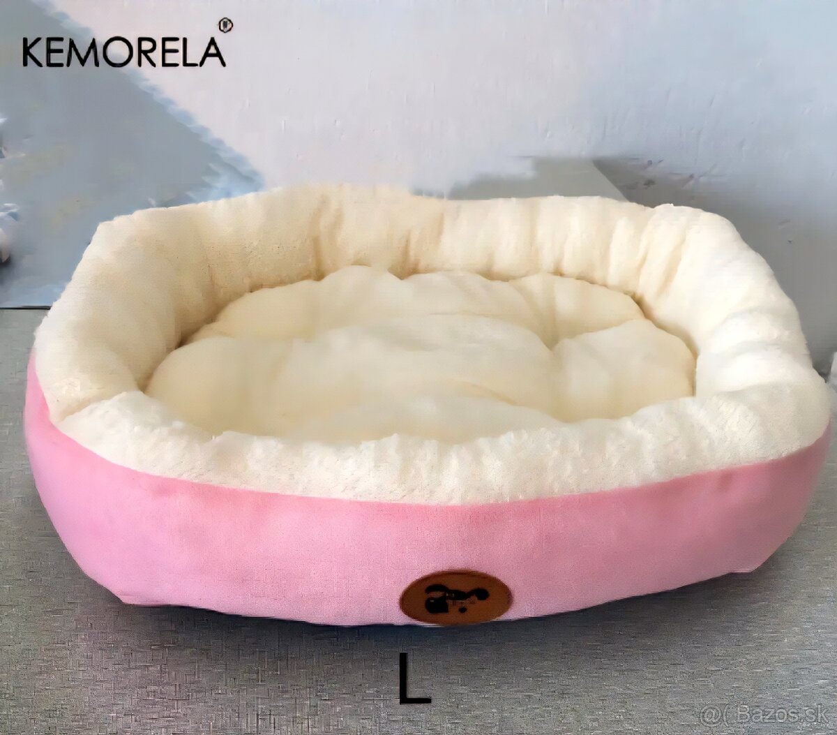 Ružový alebo šedý pelech rozmeru cca 70x60cm a 60x50cm - 10