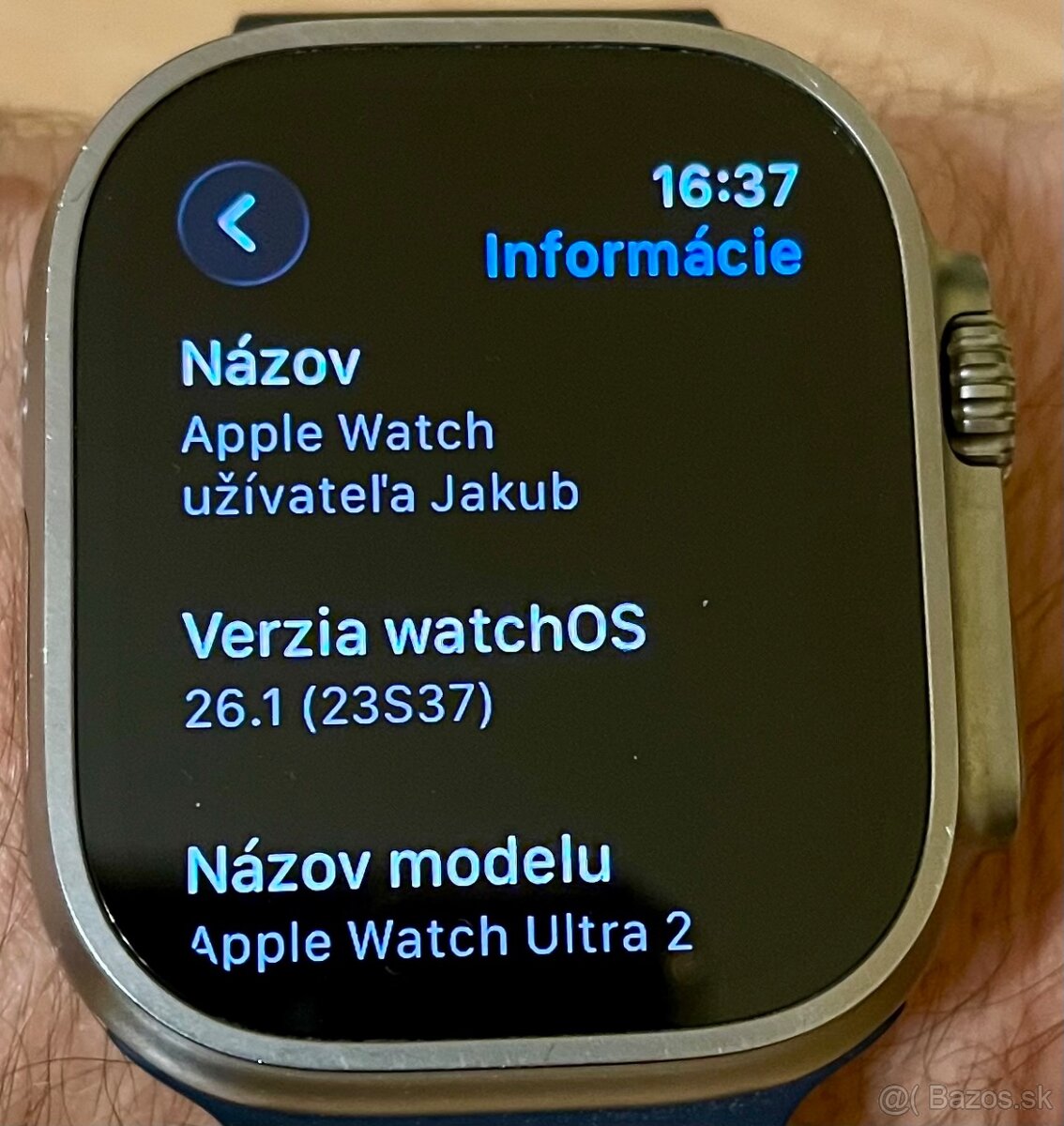 Apple Watch Ultra 2 Natural Titanium, 98% batéria, záruka - 10