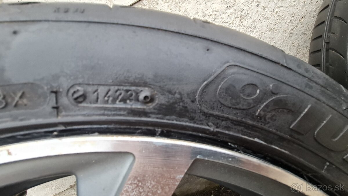 Letná sada 225/45 R17 dot1423 5x112 R17 ET35 7.5J - 10