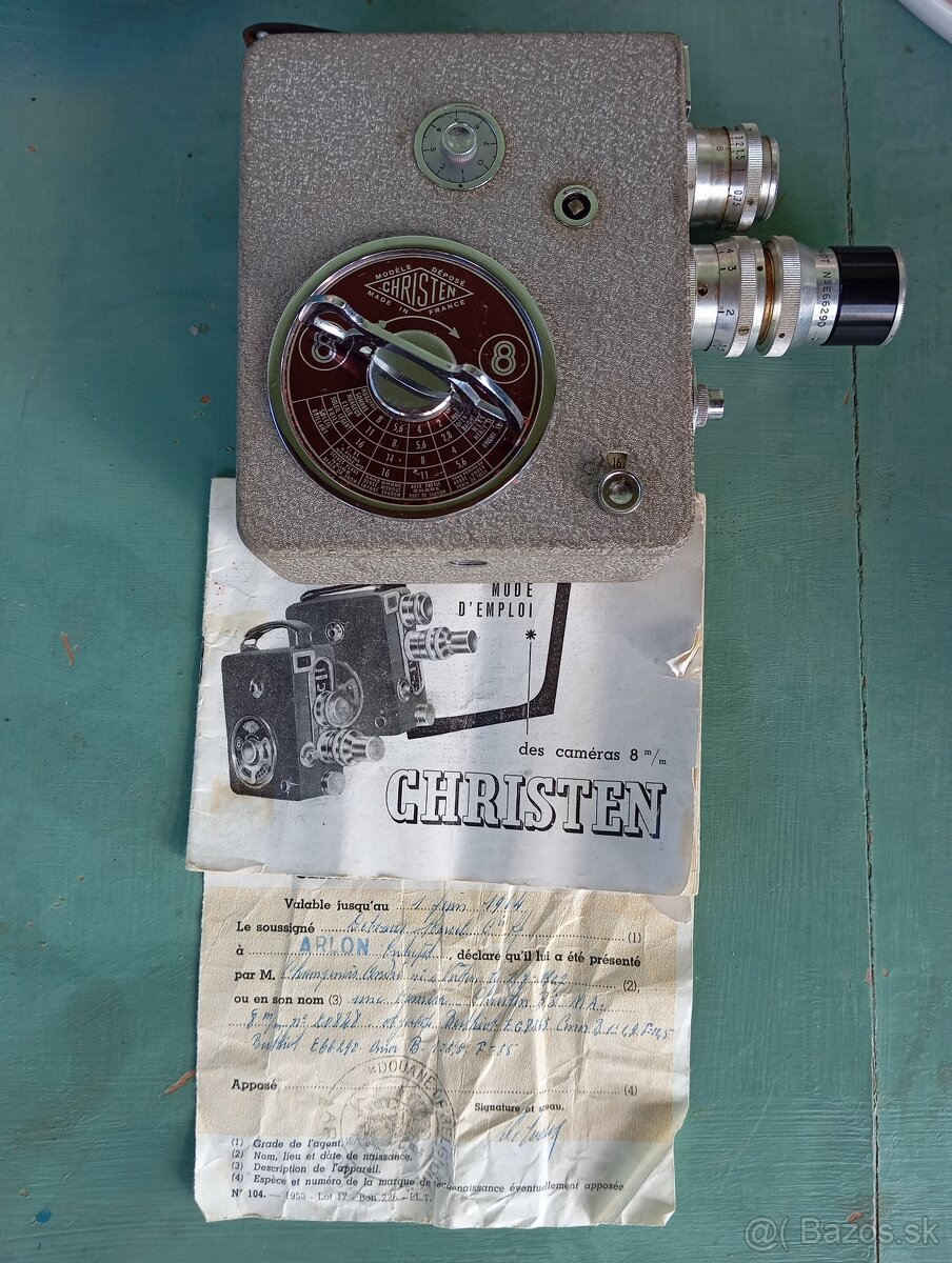 Pekná starožitná kamera Christen. . . - 10