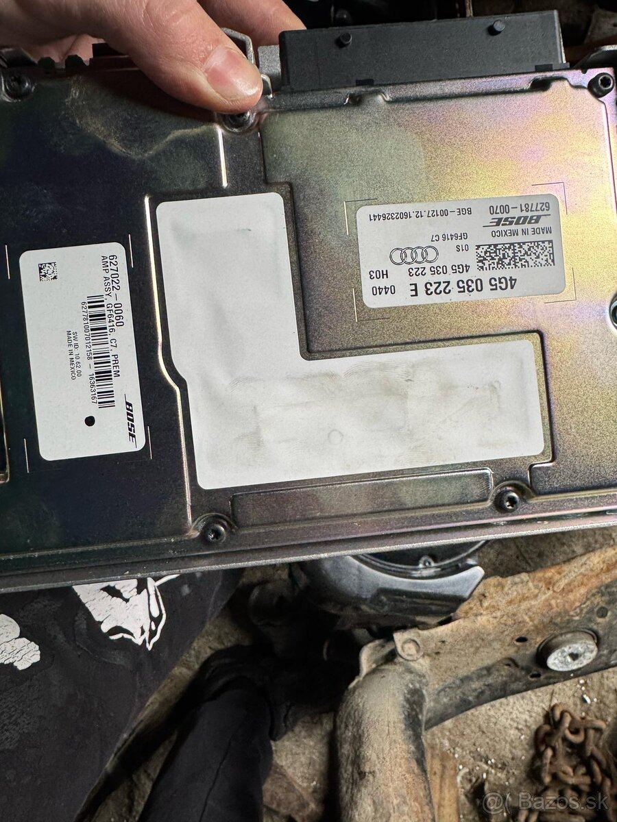 Reproduktory Bose Audi A6 C7 2017 - 10