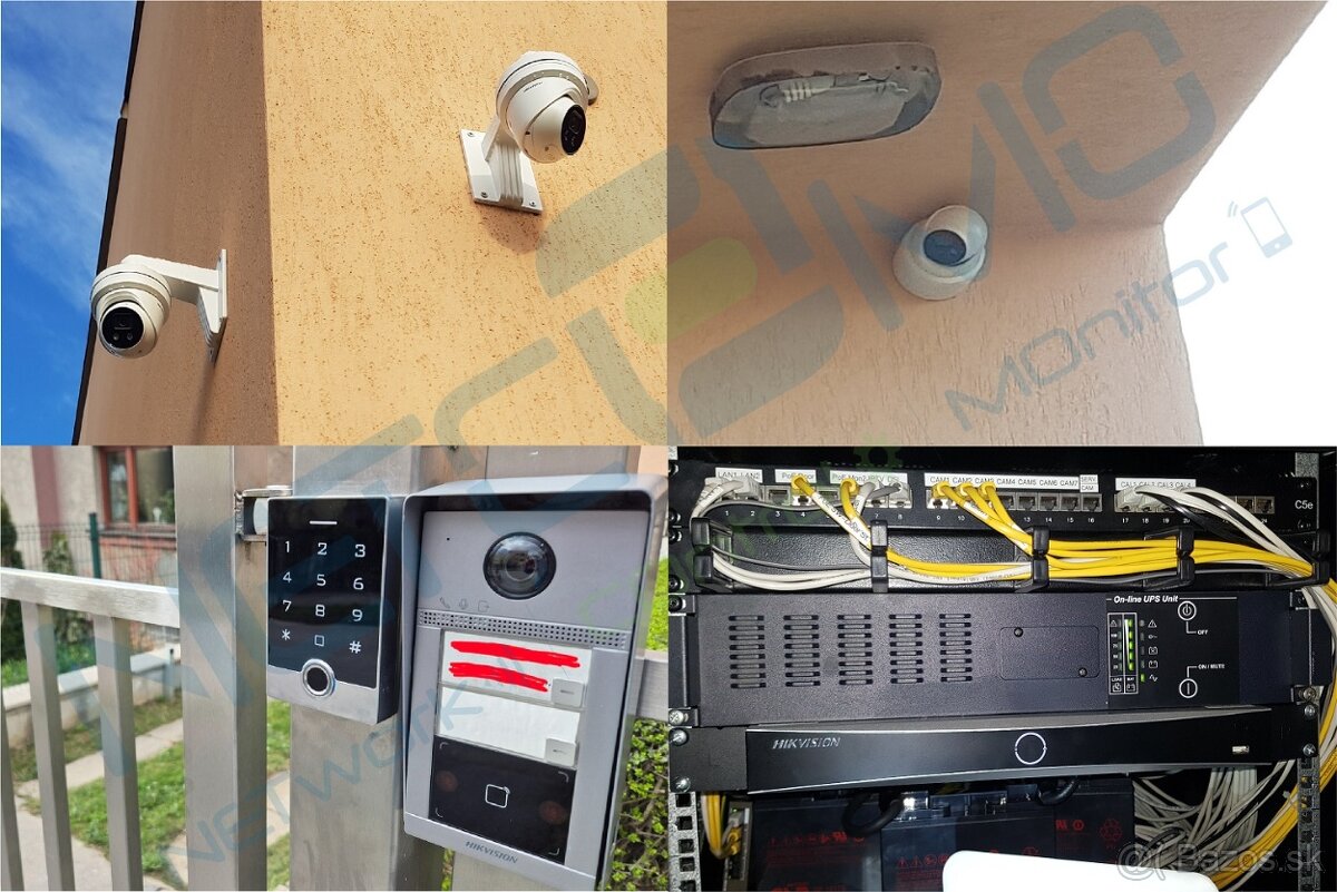 Kamery, prístupové systémy, vrátniky, dátové rozvody - 10