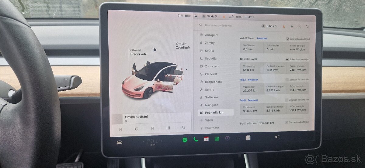 Predám Tesla model 3 long range 4x4 SoH 91% - 10