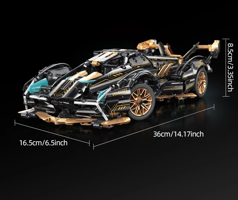 Skladačky block kompatibilné s LEGO Technic - 10