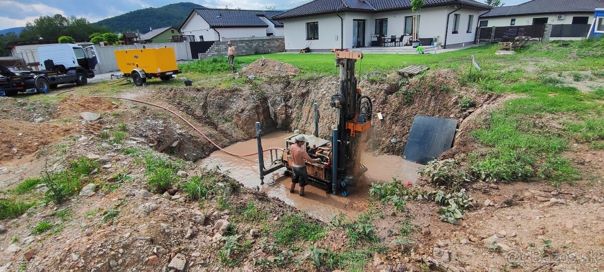 Vŕtanie studni 70€/m - 10