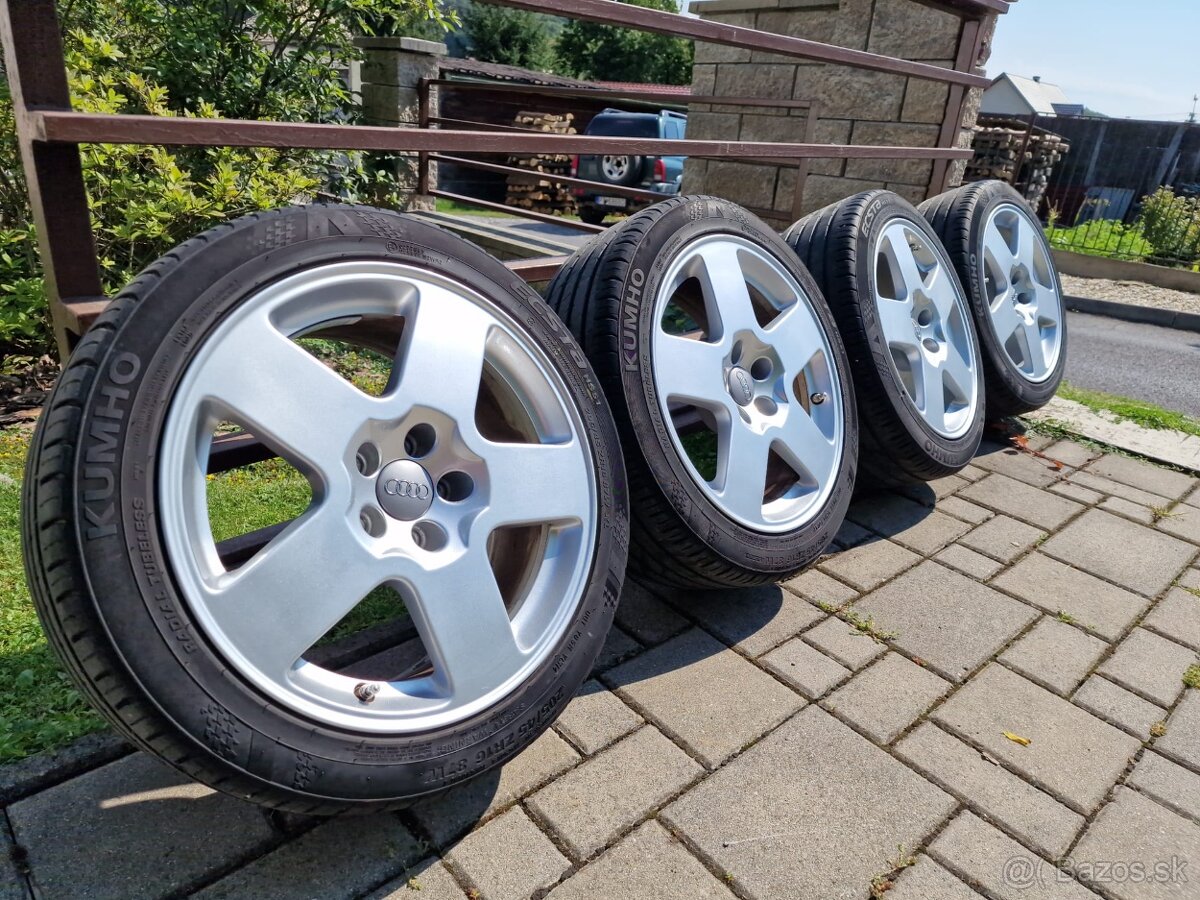 Audi R16 disky 7J ET31 + pneu 205/45 r16 - 10