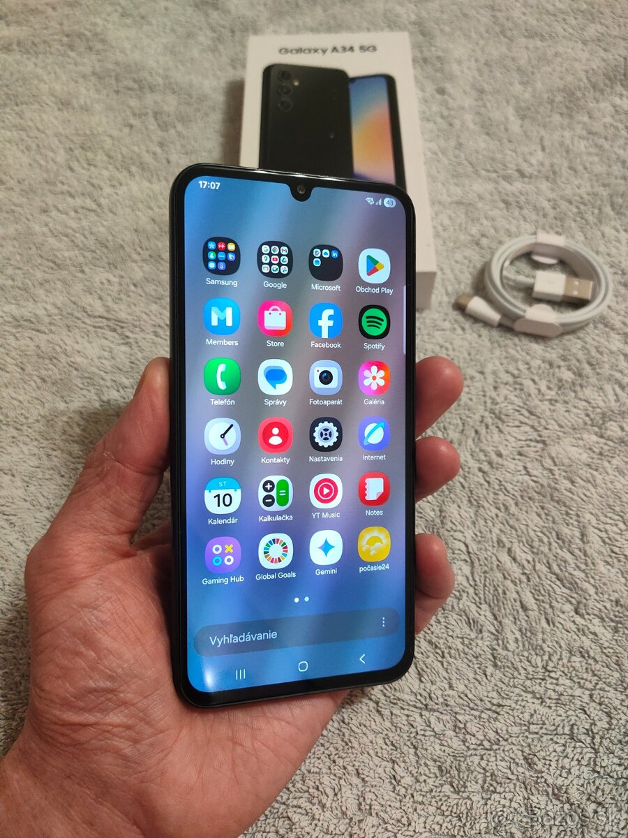 Samsung Galaxy A34 128GB,6GB RAM - 10