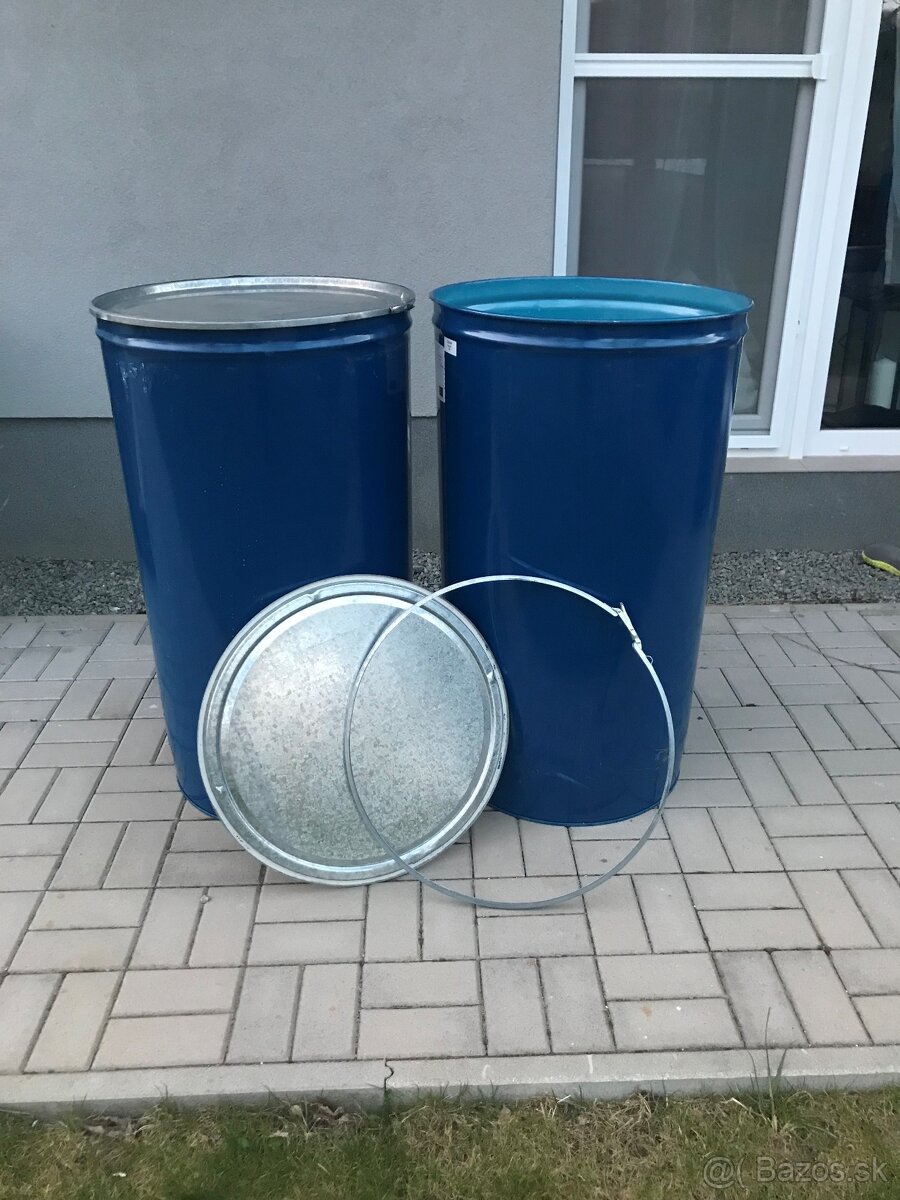 Plastové sudy, plechové + dovoz - 10