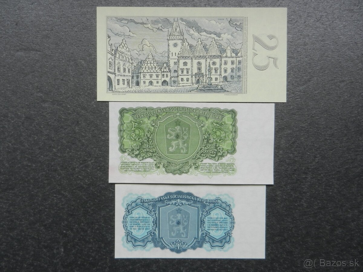 Československé UNC bankovky a iné - 10