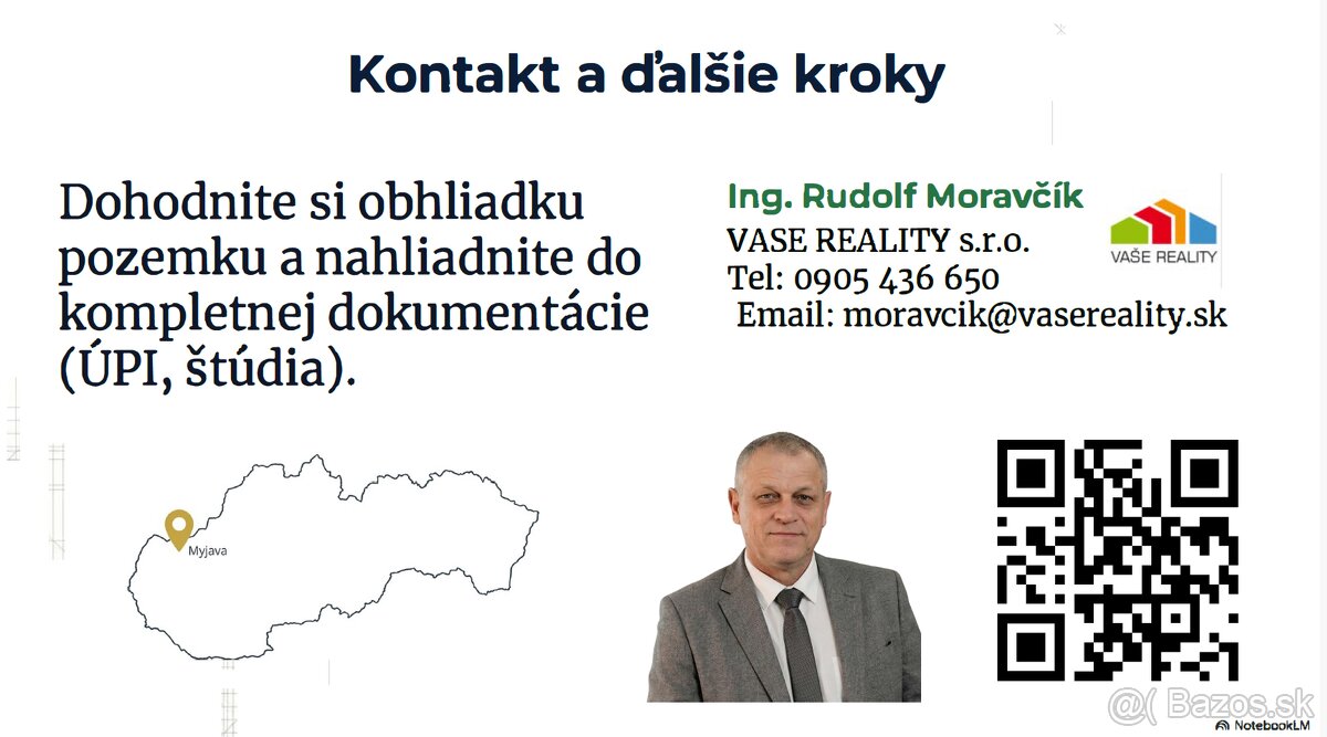 Stavebný pozemok 8900 m2 pre Developera - Myjava Jablonská - 10