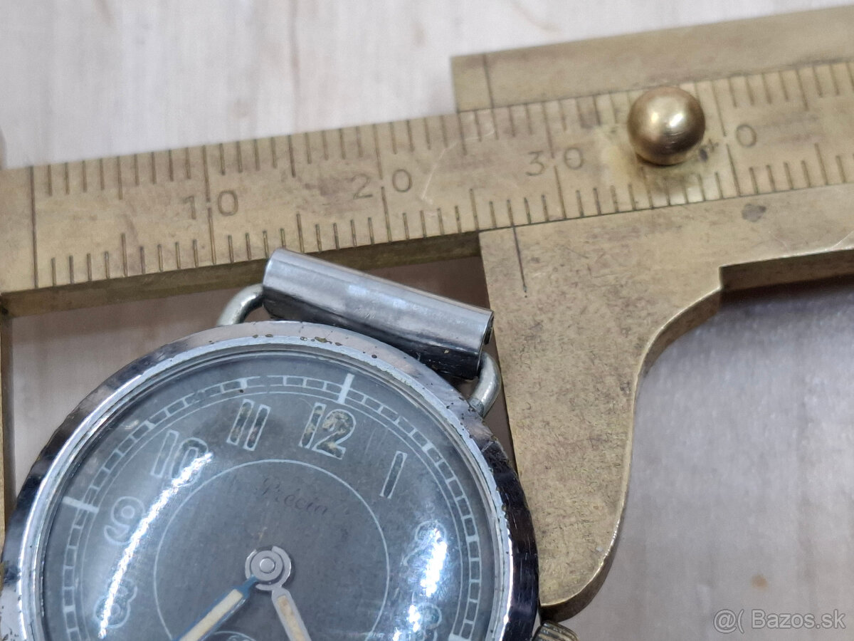 Predám funkčné starožitné náramkové hodinky Précia Etanche 4 - 10