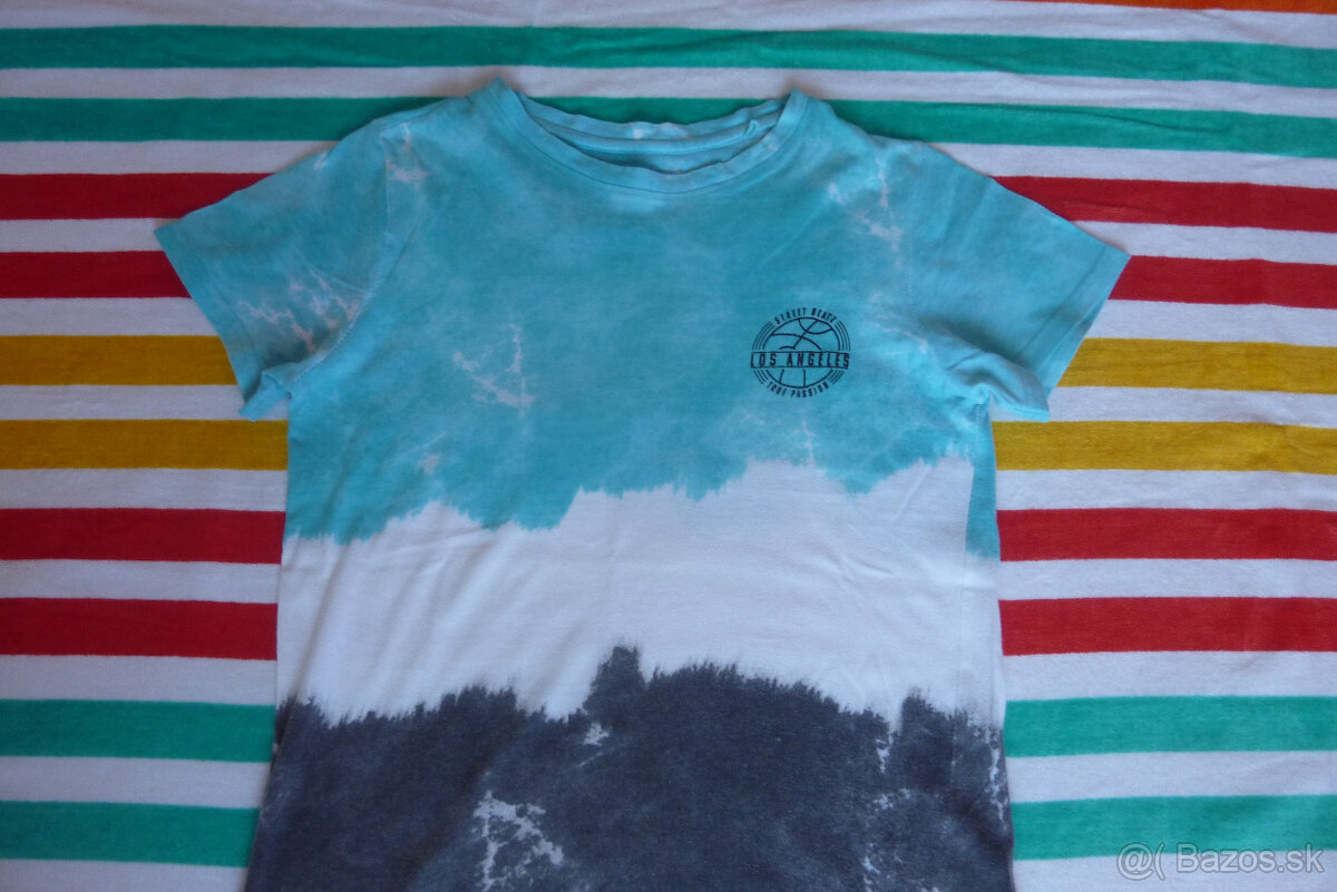 2 Krásne tričká s krátkym.ruk.,Zn.C&A, 100% bavlna, TOP STAV - 10