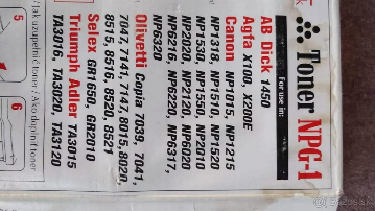 Tonery CANON, MINOLTA, OKI - 10