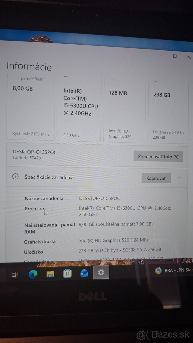Dell latitude E7470 - 10
