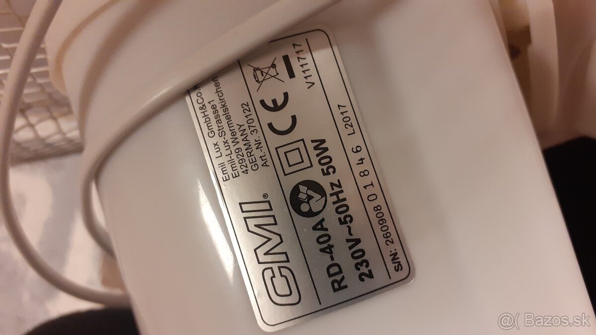 CMI stojanový ventilátor 50 W - 10