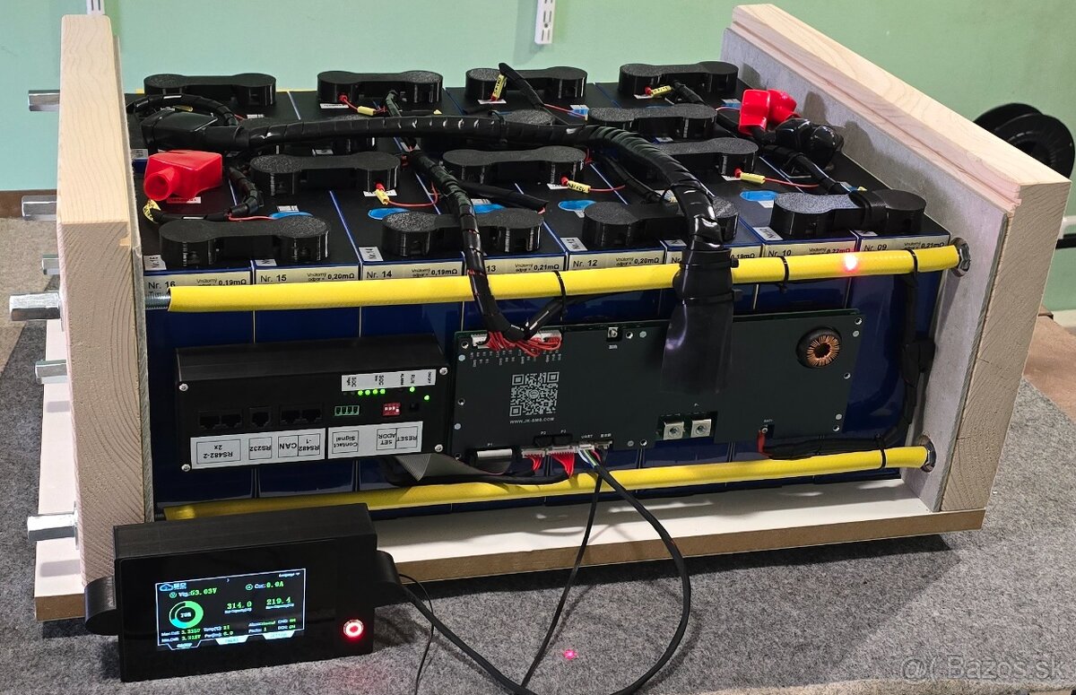 LiFePo4 Batéria 314AH , 16kW JKBMS, EVE TOP 1.trieda - 10