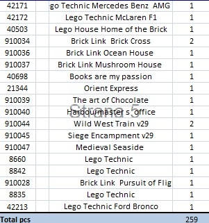 Predám zbierku LEGA - 10