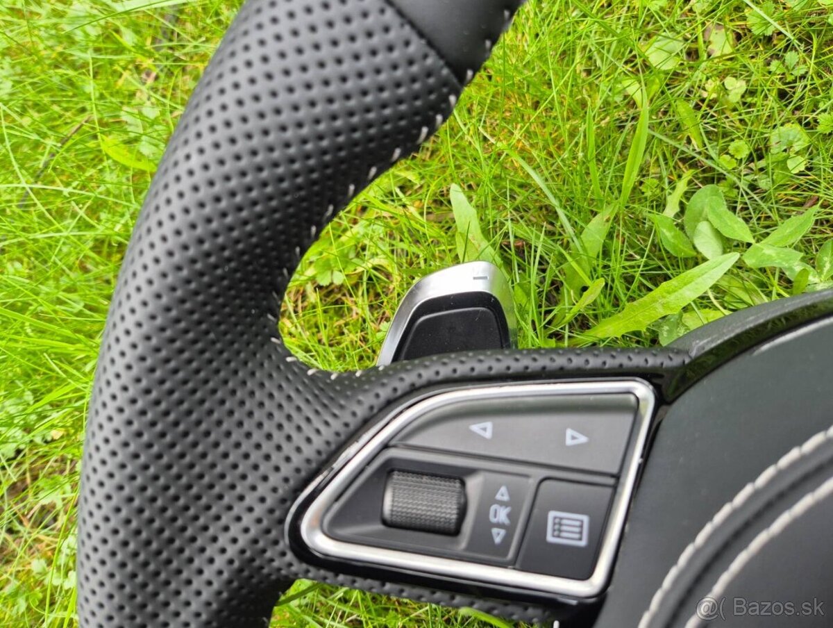 -AUDI VOLANT KOŽENÝ MULTIFUNKCNY ZKOSENY - 10