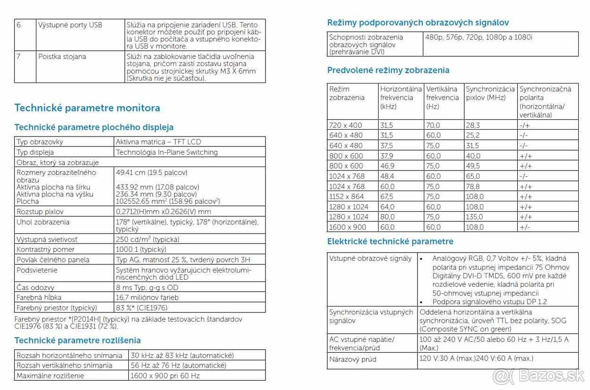 Monitor DELL P2014H - 10