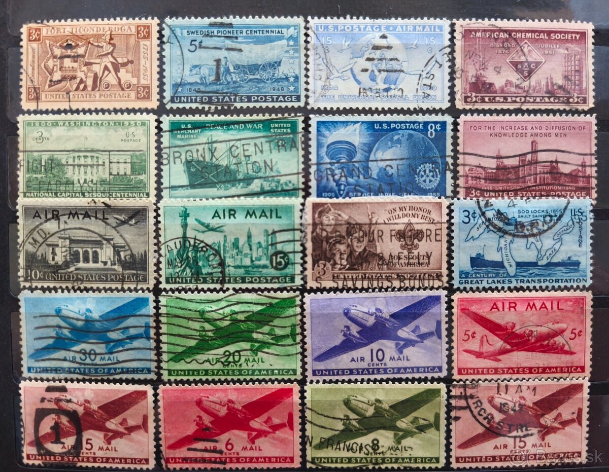 Známky USA - 10