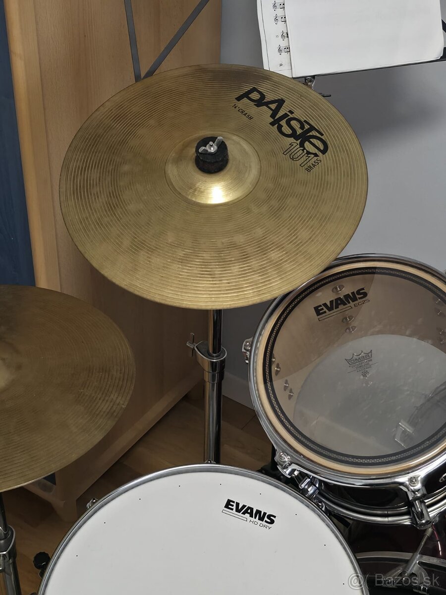 Predám kompletnú sadu bicích Sonor Smart Force (Wine Red ) - 10