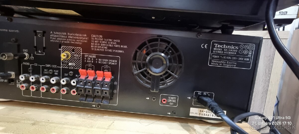 Predám Receiver Technics, Tesla NC 470, repro Jamo - 10