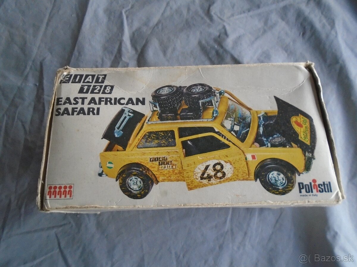 Stará Hračka Polistil Fiat 128 Rally - 10