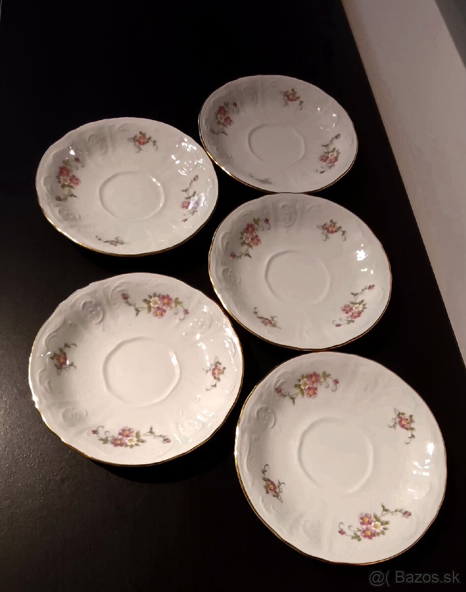 Podšálky retro porcelánové - 10