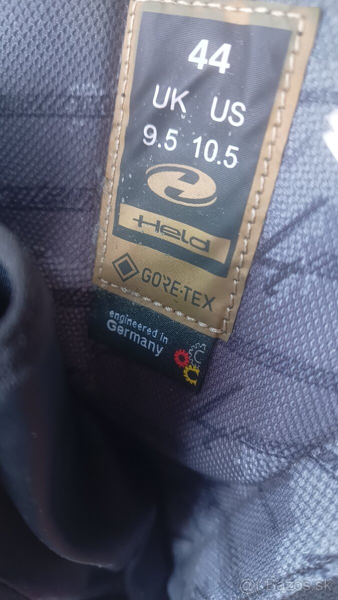 panske kozene moto cizmy HELD Annone GTX vibram - 10