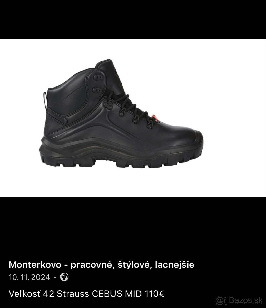 Veľkosť 42, MIX pracovná-bezpečnostná obuv - 10