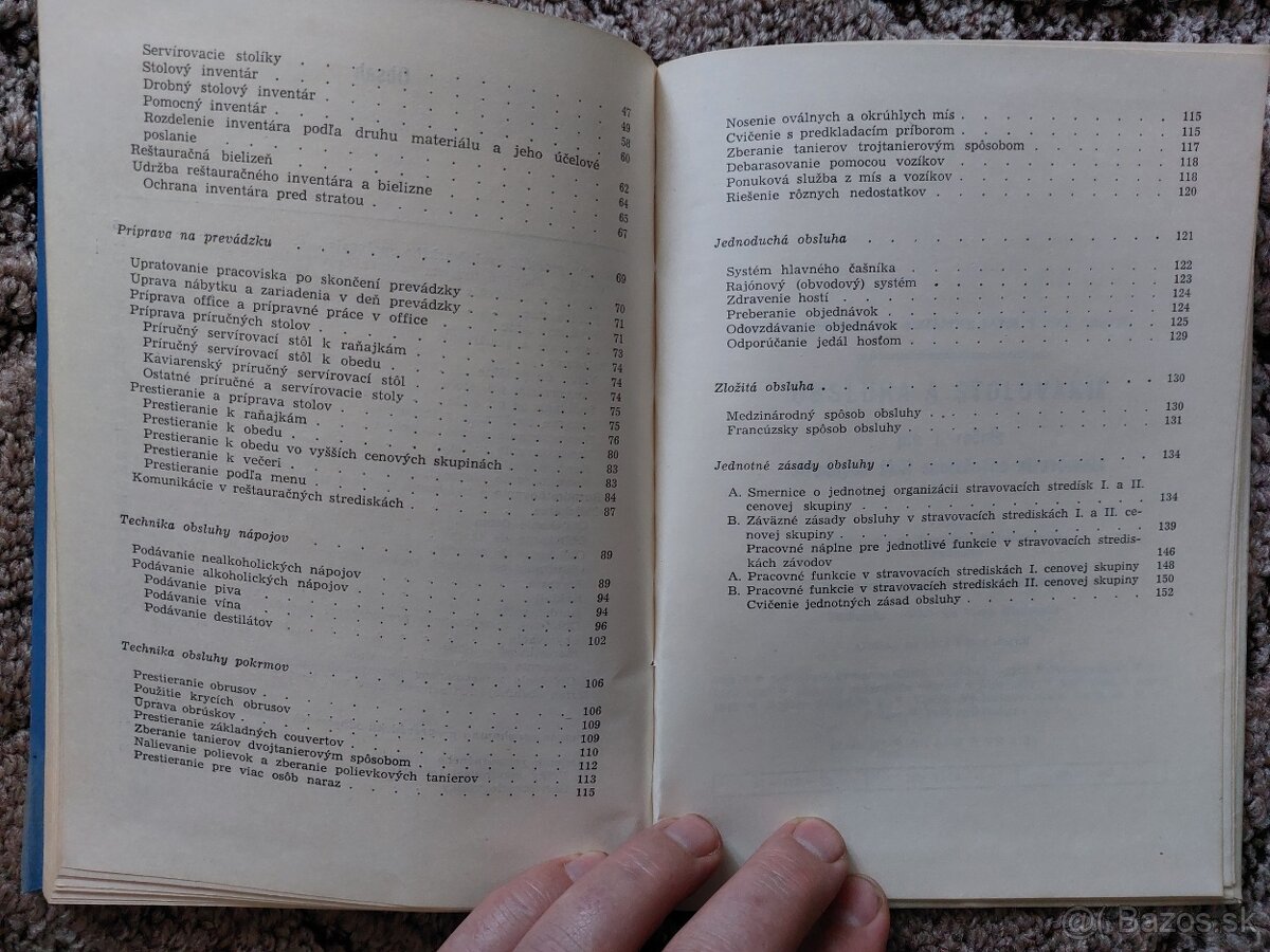 Obsluha a stolovanie pre 1. ročník stredných škôl spoločného - 10