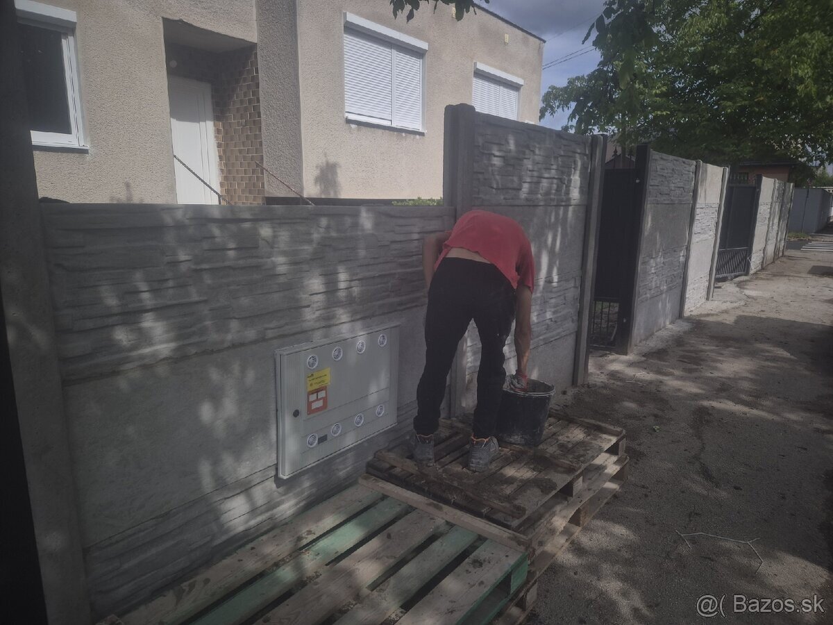 Betónové ploty, výroba, montáž - na klúč - 10