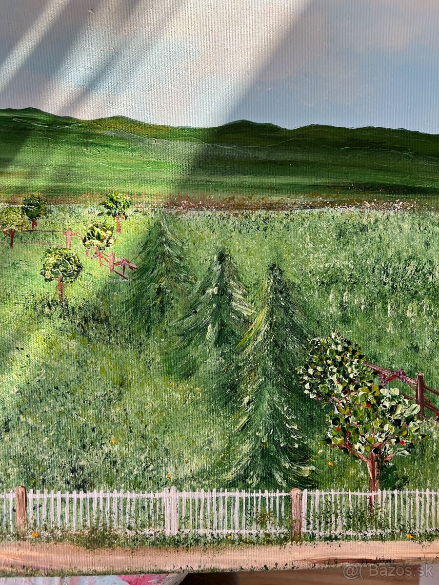 Umelecké maľby na plátne, ručne maľované obrazy - 10