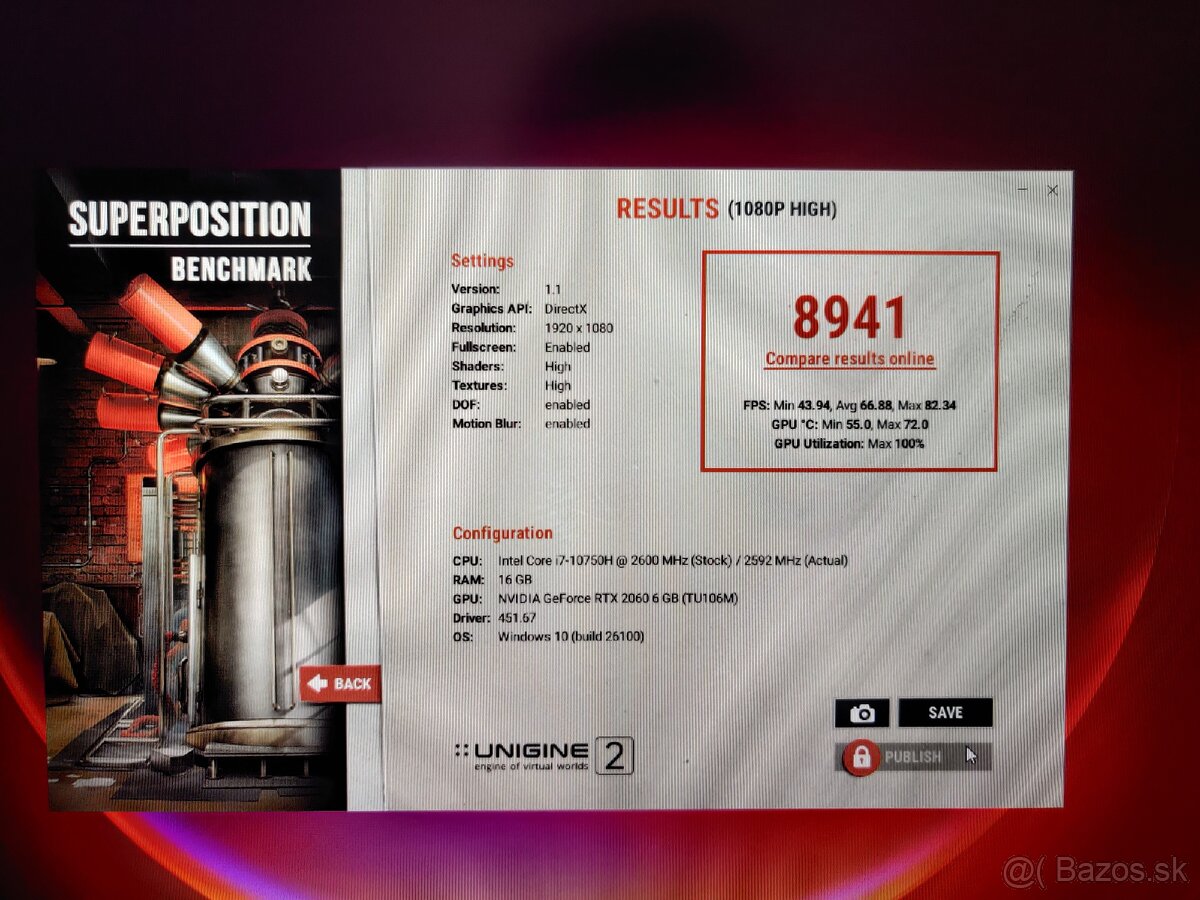 Acer Predator triton 300 • RTX 2060/ i7-10Th gen. - 10