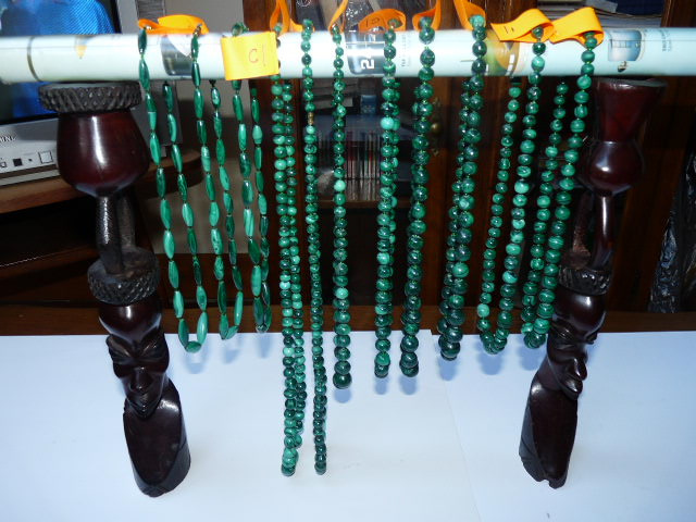 africké ľudové umenie – malachitové artefakty - 10