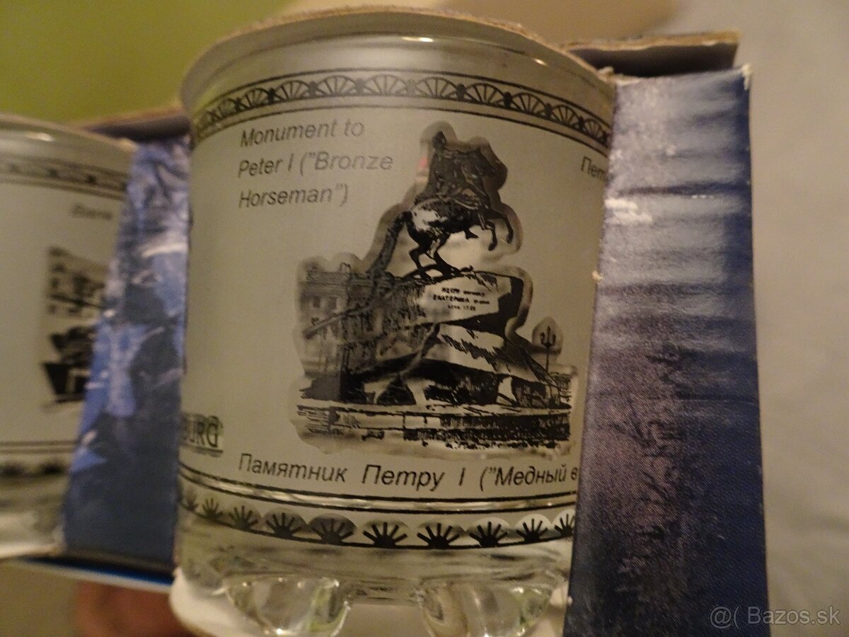 Predám umelecké krásne poháre SANKT PETERSBURG - 10