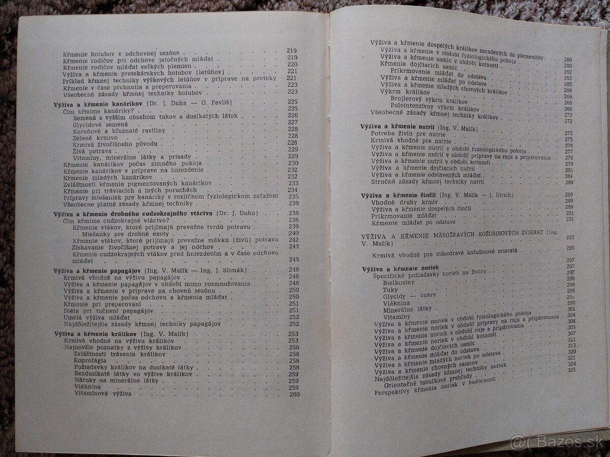 Výživa a kŕmenie malých zvierat - V. Malík - 10