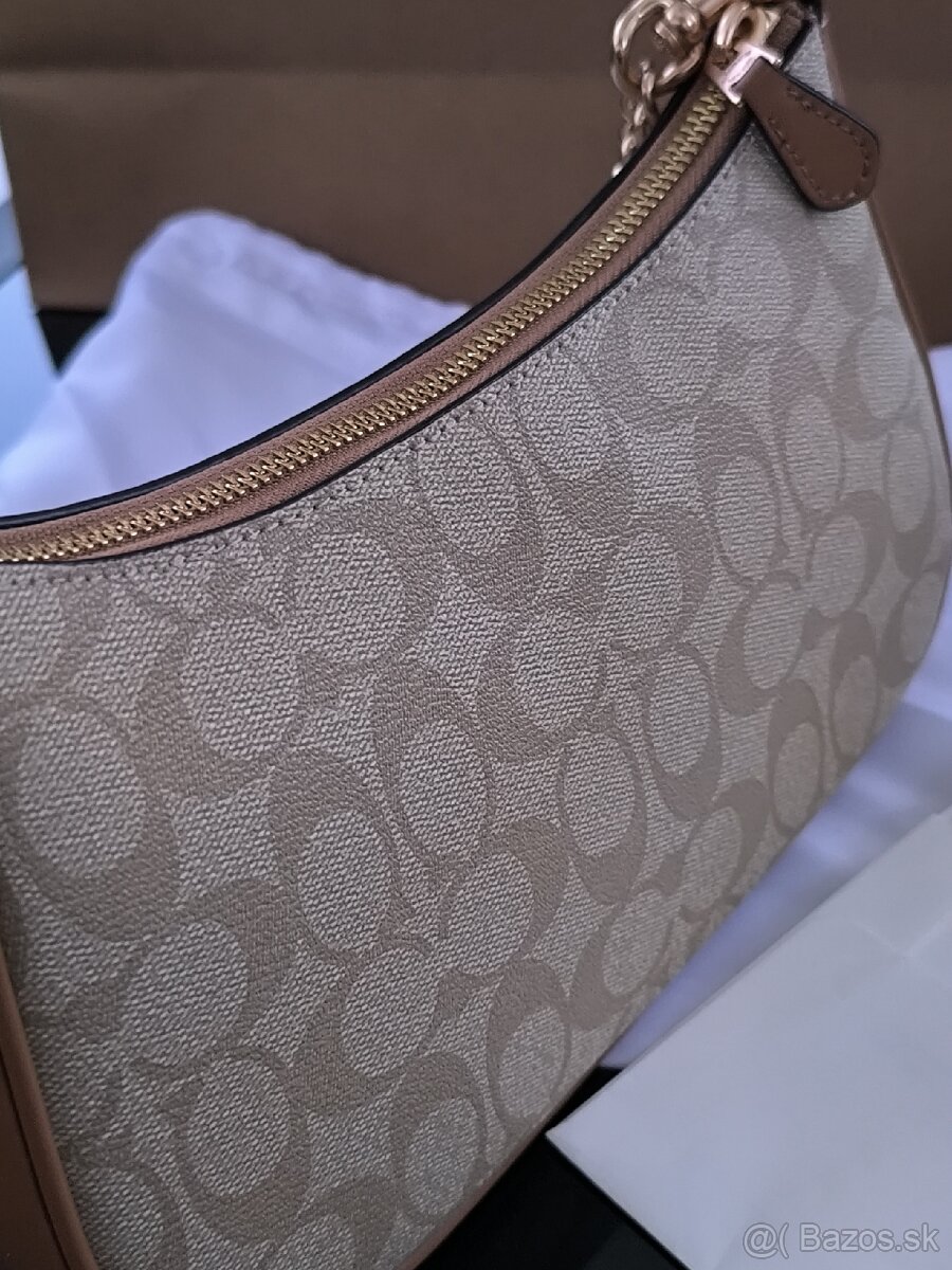 Coach kabelka hnedá - 10