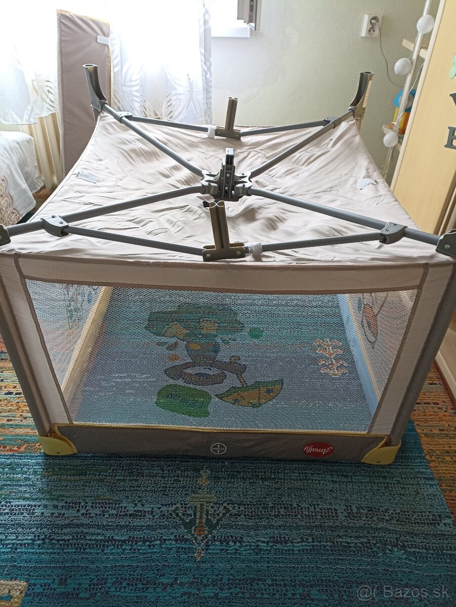 Detská ohrádka / postielka Amalfy, skladacia prenosná - 10