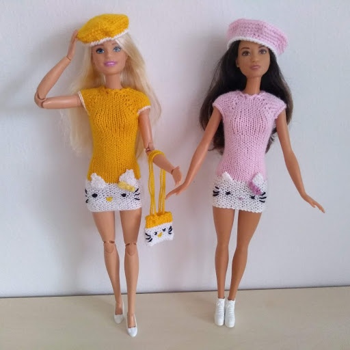 Čivava na roláku pre bábiky barbie šaty sukne oblečenie - 10